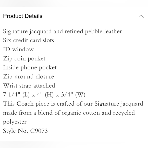 Coach Dempsey Large Phone Wallet In Signature Jacquard Witn Stripe And C… - Picture 4 of 13